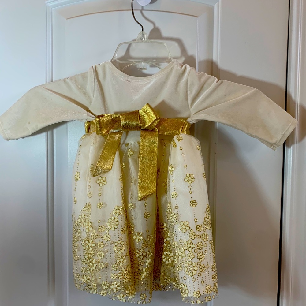 Toddler Cream Dress